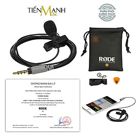 Micro Cài Áo Rode SmartLav Plus Cho Điện Thoại Thu Âm Và Livestream, Mic SmartLav+ Microphone Smart Lav+ Hàng Chính Hãng - Kèm Móng Gẩy DreamMaker