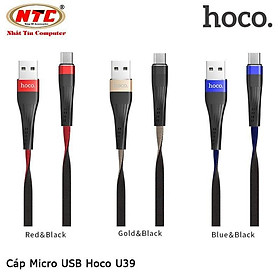 Mua Cáp sạc nhanh dành cho Hoco U39 Slender cổng microUSB 2.4A dài 1.2M (3 MÀU) - HÀNG CHÍNH HÃNG