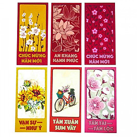 Combo 6 bao lì xì - Sắc Xuân