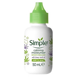 Kem dưỡng Simple Calming Moisturiser With Hemp Seed oil - 50ml