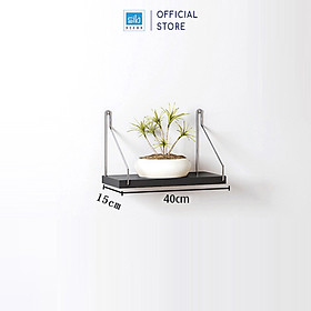 Kệ Gỗ Trang Trí Treo Tường Không Cần Khoan Kích Thước 30/40/50cm Thương Hiệu SIB Decor KT02