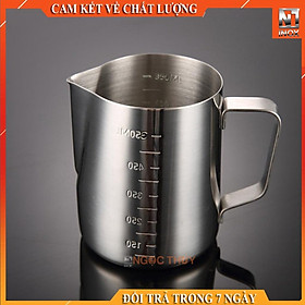 Mua Ca sữa lường inox có chia vạch