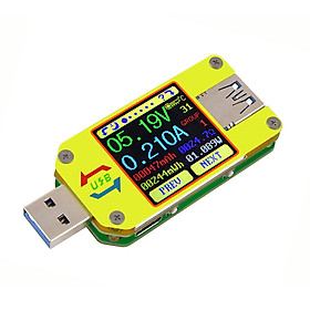 Đồng Hồ Đo Điện Áp RD UM34C USB 3.0 Với Màn Hình LCD Màu C