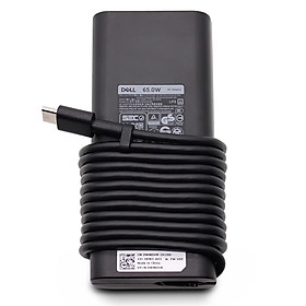 Sạc dành cho Dell XPS 13 9370 9380 Type-C 65W - Kèm Dây nguồn - Hàng Nhập Khẩu