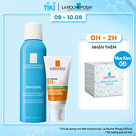 Bộ sản phẩm bảo vệ và chống nắng toàn diện La Roche-Posay Anthelios Dry Touch
