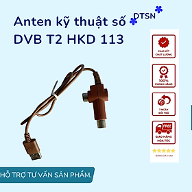 anten kỹ thuật số DVB T2 HKD 113 ,CÓ DÂY CẤP NGUỒN 5V HÀNG CHÍNH HÃNG 