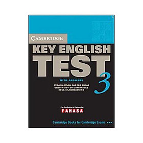 Download sách Cambridge Key English Test 3 with Answers 