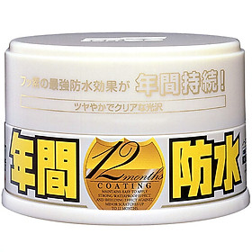 Sáp Phủ Bóng, Phủ Nano Sơn Xe Ôtô Độ Bền 12 Tháng Dành Cho Xe Màu Sáng Fusso Coat Light SOFT99 W-95
