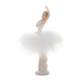 Hình ảnh Dance Girl Statue Decor Decorative Girl Figurine for Furnishings Shelf Decor