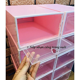Mua COMBO 10 HỘP GIÀY LẮP GHÉP NHỰA CỨNG CAO CẤP  HỘP ĐỰNG GIÀY DÉP LẮP GHÉP THÔNG MINH