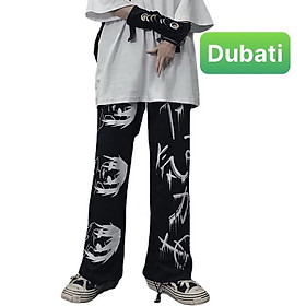 QUẦN JOGGER NAM NỮ UNISEX CHẤT NỈ DÀY DA CÁ ỐNG SUÔNG RỘNG THÊU CHỮ NHẬT RÚT DÂY HÀN QUỐC CAO CẤP - FASHION