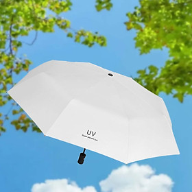 Folding Umbrella Travel Umbrella Portable Waterproof Sun Protection 8 Ribs Strong Rain Umbrellas Windproof Umbrellas for Trips Beach