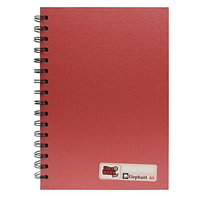 Sổ Elephant A5 70G 100 Tờ - WP-110 - Màu Đỏ