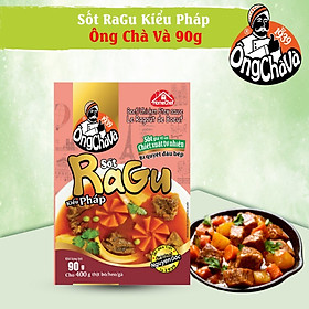 Sốt RaGu Kiểu Pháp Ông Chà Và 90gr Beef Chicken Stew Sauce - Le Gagout De