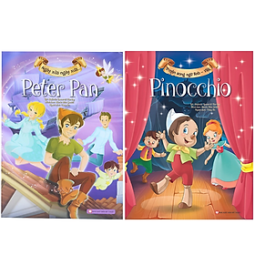 Hình ảnh Combo 2Q Sách Song Ngữ Anh - Việt: Ngày Xửa Ngày Xưa - Peter Pan + Ngày Xửa Ngày Xưa - Pinocchio (Tủ Sách Vàng Cho Con Yêu Vừa Học Vừa Chơi)