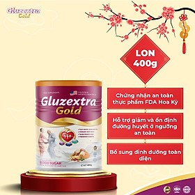 Sữa tiểu đường GLUZETRA GOLD với hơn 20 loại hạt tự nhiên với sữa non nhập khẩu từ Mỹ giàu dinh dưỡng 400gr/lon