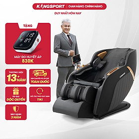 Ghế massage KINGSPORT G77 New màu sắc hiện đại, tích hợp điều khiển bằng giọng nói, khung ghế rộng rãi và thoải mái