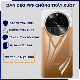 Mua Dán dẻo ppf find x6 pro trong suốt hoặc nhám chống bám vân tay bảo vệ camera mua 1 tặng 1 phụ kiện điện thoại huỳnh tân store