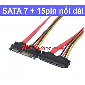 Mua CÁP SATA NỐI DÀI  SATA 22PIN MALE TO FEMALE 50CM CABLE