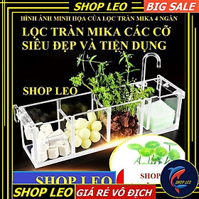 Lọc tràn mika siêu đẹp - lọc bể cá - hồ thủy sinh -phụ kiện cá cảnh