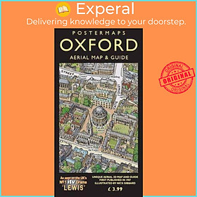 Sách - Oxford Aerial Map and Guide by Nick Gibbard (UK edition, paperback)