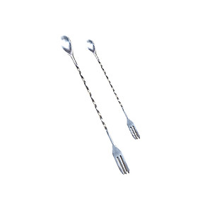 Mua Bộ 2 thìa khuấy 2 đầu inox cao cấp