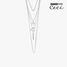 CECI - Dây chuyền nữ 4 tầng dạng chuỗi xích sợi mảnh CC4-02000107