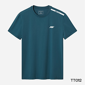 Áo Thun Thể Thao Nam Công Nghệ Dri-Air Siêu Mát AVIANO, Thiết Kế Sọc Vai, Áo Thun Nam Thoáng Khí, Thoải Mái Vận Động - TT012 XANH CỔ VỊT - XL