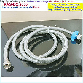 Mua Dây cấp nước Inox chịu nhiệt 80cm  1m  1m2  1m5  2m  dây cấp bồn tắm massage 80cm-1m-1.2m-1.5m-2m DCI