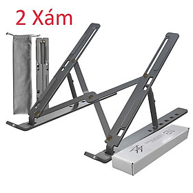 Mua Giá Đỡ Laptop  Máy Tính Bảng Hợp Kim Nhôm Cao Cấp N3 18 inch với 6 Mức Điều Chỉnh Chiều Cao Thông Thoáng Hỗ Trợ Tản Nhiệt