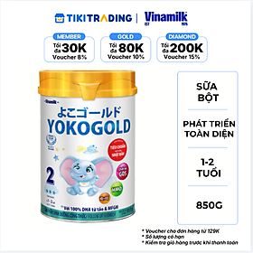 Sữa bột Vinamilk YokoGold 2 - Hộp thiếc 850g