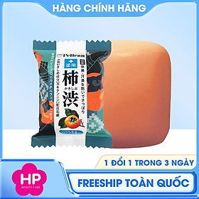 Xà Phòng Tắm Giảm Mùi Cơ Thể Chiết Xuất Quả Hồng Và Lá Trà Xanh Pelican Deodorizing Soap 80G
