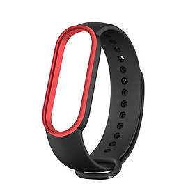 Mua Dây Đeo Thay Thế Cho Vòng Đeo Tay Thông Minh Xiaomi Mi Band 5 / Mi Band 6 Dẻo TPU - 2 màu Phanh Duong - Hàng Nhập Khẩu