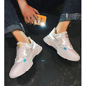 Giày nam, giày sneaker thể thao phản quang tăng chiều cao hot trend QA346
