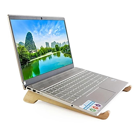 Đế Tản Nhiệt Laptop /Giá Đỡ Gỗ Để Máy Tính Bằng Gỗ/Chân Đế Tản Nhiệt Tốt  KT D28,5x C 6cm, Bộ Gồm 2 Chân Đế