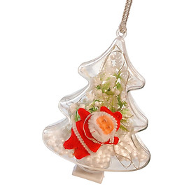 Christmas Hanging Decorations Party Ornaments Battery Powered Transparent