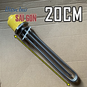 Mua Điện trở củ ren phi 48 dùng đun dầu  đun nước chất liệu ionx công xuất 3kw dài 20cm