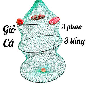 Giỏ Đựng Cá 3 Phao 3 Tầng Siêu Bền - Sanami Fishing Store