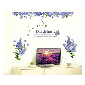 Decal dán tường Hoa oải hương-PK104