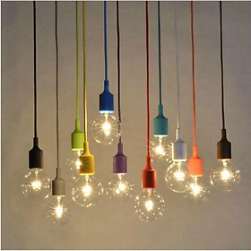 Mua Đui đèn trang trí nhiều mầu shop quần áo nhà hàng  đui đèn  đèn trang trí  đèn thả  đèn decor