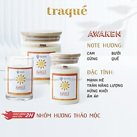 Nến thơm tinh dầu cao cấp không khói an toàn Candle Cup - AWAKEN - M - 200G (CÓ NẮP)