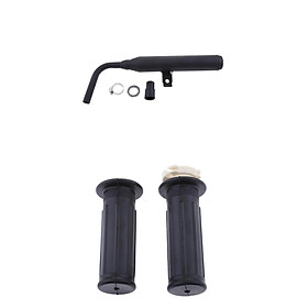 Motorcycle   Pipe & 7/8" Nonslip Handle Grips for  PW50
