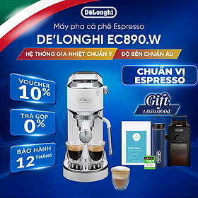 Mua Máy pha cà phê espresso DeLonghi Dedica Duo EC890.WI - Hàng Chính Hãng