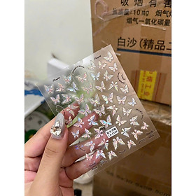 Tổng Hợp Sticker 5D Hot Hit Làm Nail Siêu Xinh Hình Dán Móng Tay Nơ Ren Hàn Quốc Bướm Nổi Hoa Nhiều Màu Labubu Nữ Women