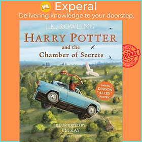 Sách - Harry Potter and the Chamber of Secrets : Illustrated Edition by J.K. Rowling (UK edition, paperback)
