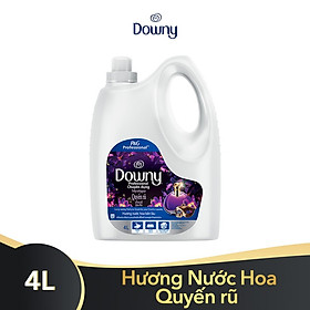 Nước Xả Vải Downy Hương Nước Hoa Quyến Rũ (Huyền Bí) 4L (Dạng chai)