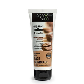 Kem tẩy tế bào chết mặt Organic Shop Organic Coffee & Powder 75ml
