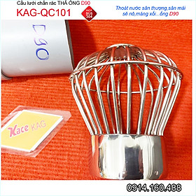 Mua Cầu lưới Inox 304 dày D90-114  cầu chặn rác nước mưa D90-114 KAG-QC101 thoát nước nhanh hiệu suất tốt
