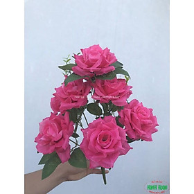 Mua Chùm hoa hồng kim cương 9 bông cao cấp- Hoa giả