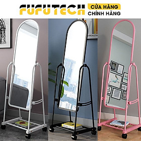Mua Gương toàn thân FUFUTECH  gương đứng  kính soi có chân di động giá rẻ màu hồng  trắng  đen dùng để trang trí